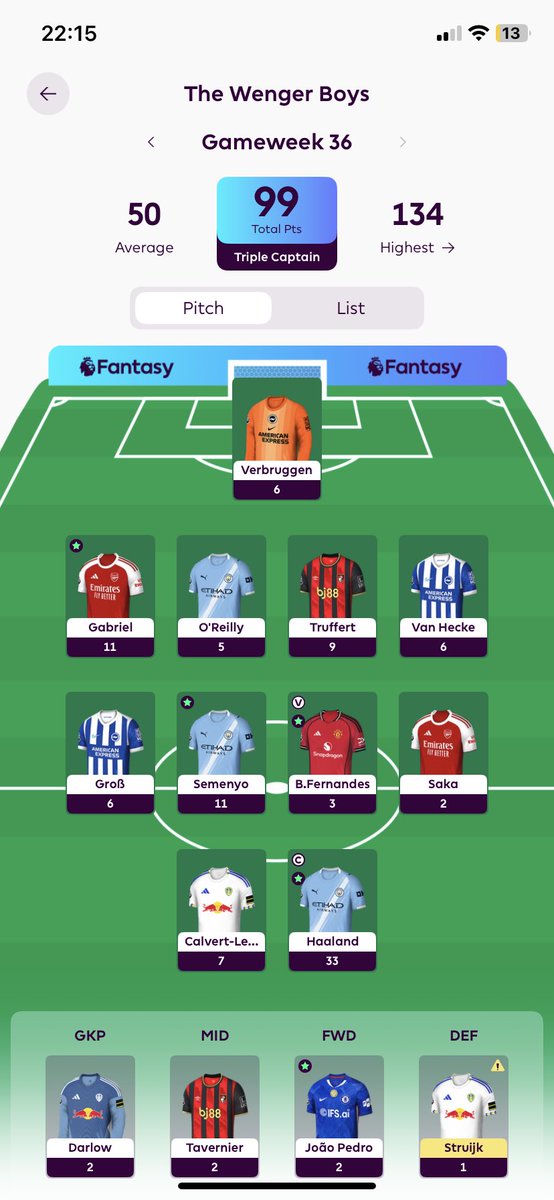 JackXWelsh99's tweet photo. FPL 

OVR: 🌍35,666 https://t.co/Bj8qM83j2s
