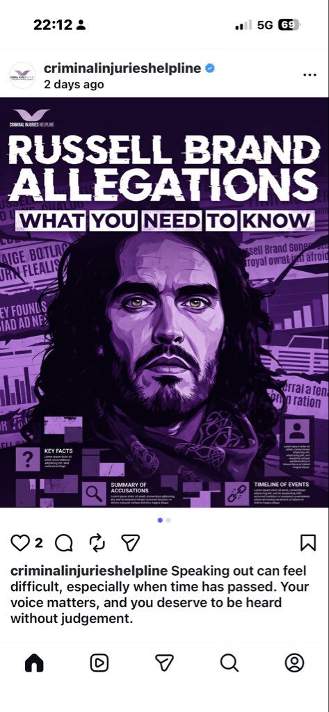 poisonous_pixie's tweet photo. @rustyrockets 

@russellbrand @TEAMStayFree @RussellBrandLive 

Russell

You might want to get your legal team on the case regarding what has just popped up on my Instagram newsfeed.

Please see attached.

🧚‍♀️ https://t.co/D48IiUJ7Fm