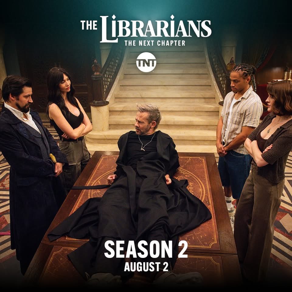milyunaseries's tweet photo. La segunda temporada de #TheLibrarians #TheNextChapter el próximo 2 de Agosto en #TNT USA !! https://t.co/S9qcrD5bHC