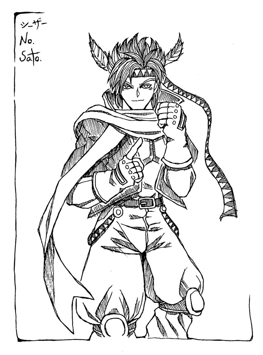 gomataro8's tweet photo. ＃ジョジョの奇妙な冒険 ＃イラスト
昨日はシーザーの誕生日だったらしい。
誕生日なら描かなきゃダメでしょってリクエストがあり急遽描きました。
1日遅刻だけどおめでとう。
服とか雑だけどね。

近々ジョジョ描くつもりなのでその時にもう一回アップします。
No.書いてないけどその際に記入しよう。 https://t.co/iH7aXap1Vr