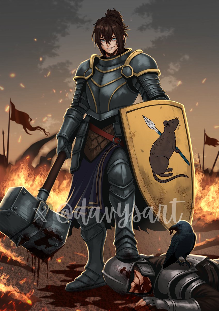 davysart's tweet photo. Mercy died long before the fire started. 
Finished this OC commission work for my client
From archives (swipe to see the process)

#davysart #artmoots #OC #Commissionㅤㅤ https://t.co/1OvKyznjiZ
