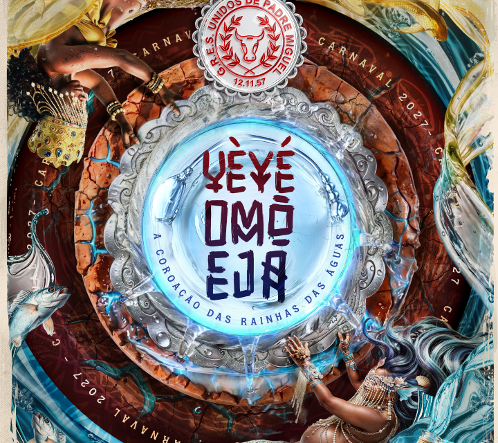 WorldCarnaval's tweet photo. A Unidos de Padre Miguel já tem caminho traçado para o Carnaval 2027. O Boi Vermelho da Vila Vintém levará para a Marquês de Sapucaí o enredo “Yèyé Omó Ejá – A Coroação das Rainhas das Águas”, uma viagem poética e espiritual inspirada livremente em Itans sagrados de Iemanjá. https://t.co/yltJJRXp2h