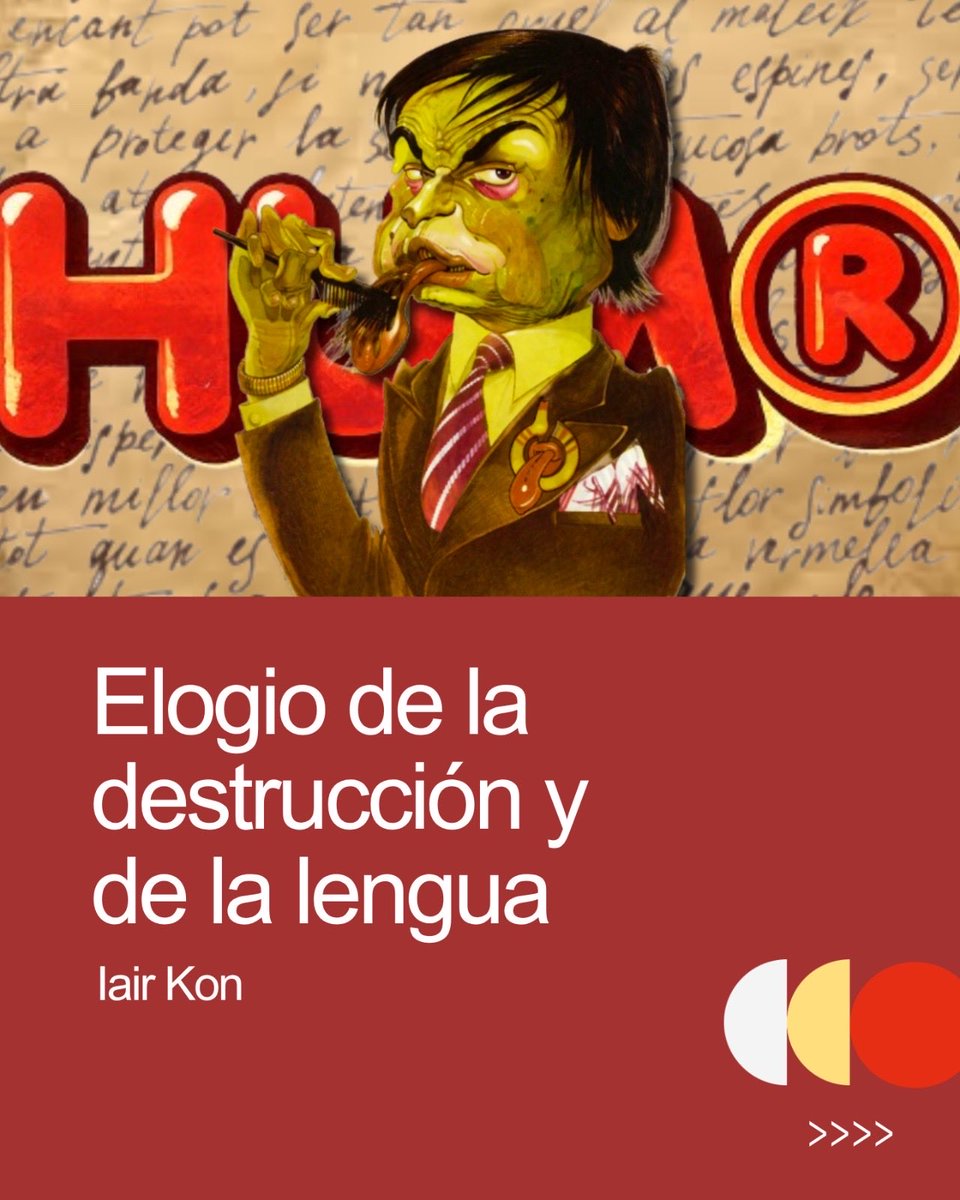 RevistaZigurat's tweet photo. 🌀💬¿Qué tienen en común destruir y hablar? ¿Qué nos dice la lengua sobre el presente? En su ensayo, Iair Kon recorre el cine y la historia para pensar que una esas dos cosas. https://t.co/8rJHsSGiiY