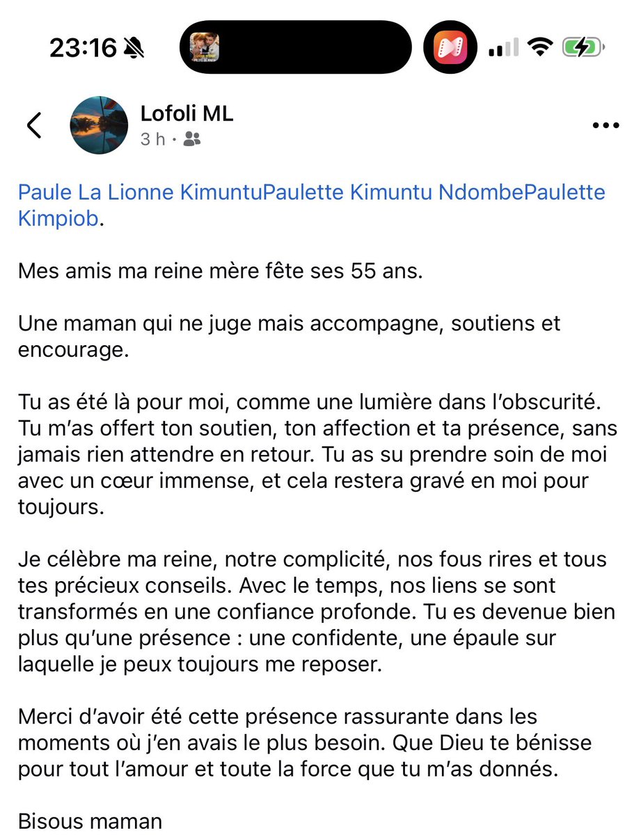 KimKimuntu's tweet photo. Merci mon yaya ! Ma porte est toujours ouverte pour toi

@lofoliemmanuel 

#birthaday https://t.co/KoA8otlHU6