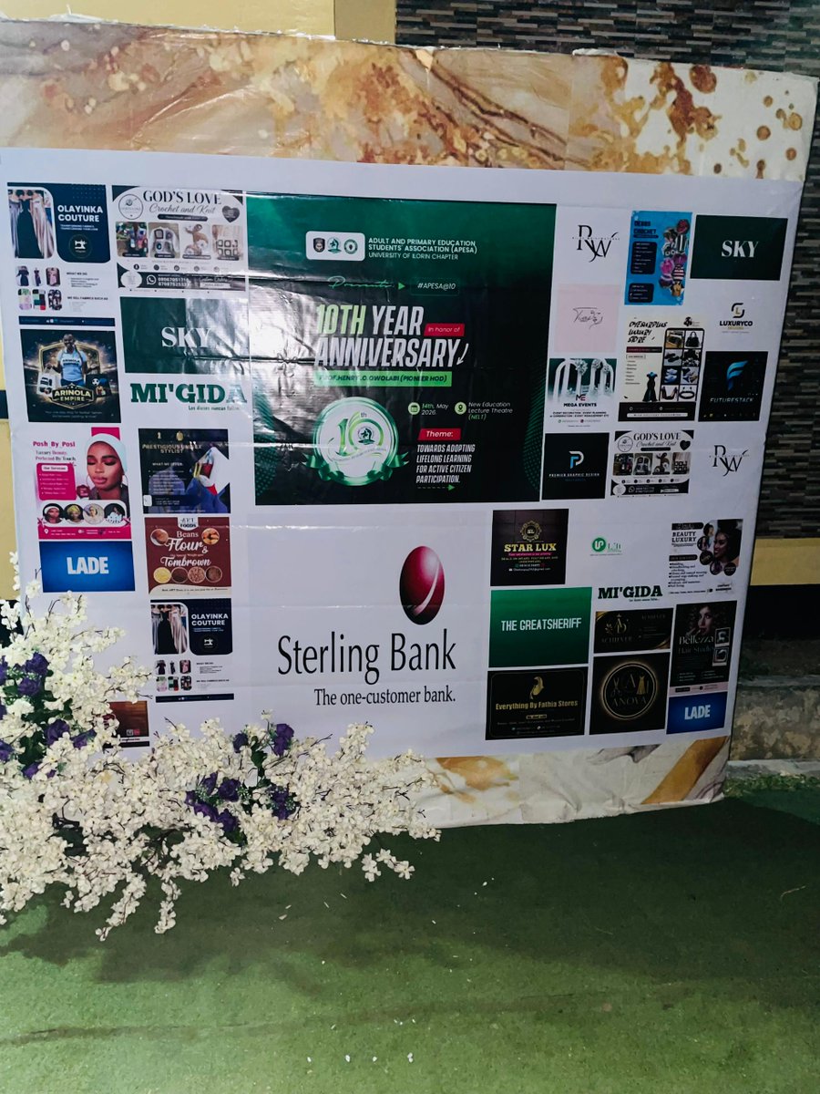 ApesaUil's tweet photo. APESAITES, the stage is set and we can't wait to host y'all. 🕺🏽
Are you ready for tomorrow? See you all soon.😇
#APESA@10
#VisionaryImpactAdministration
#APESAUIL https://t.co/gUFOtpvgCh