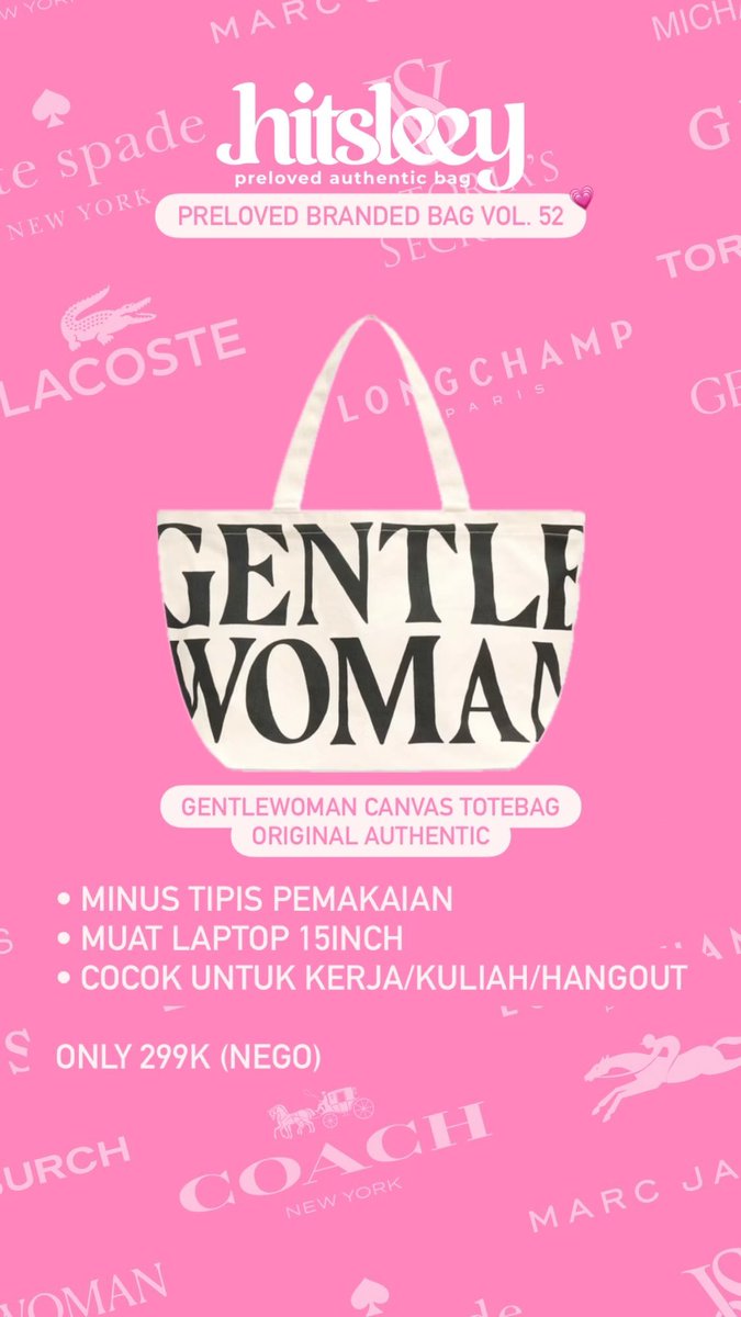 WTS totebag branded ori authentic dm 🎀 tweet media