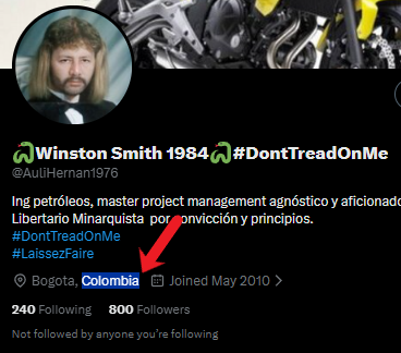 _theyluvbronco's tweet photo. @AuliHernan1976 @ChudTheBuilder @nikitabier Mongrol colombian talking about "DontTreadOnMe" 
you'll never be white bro https://t.co/LcY0GTunLK