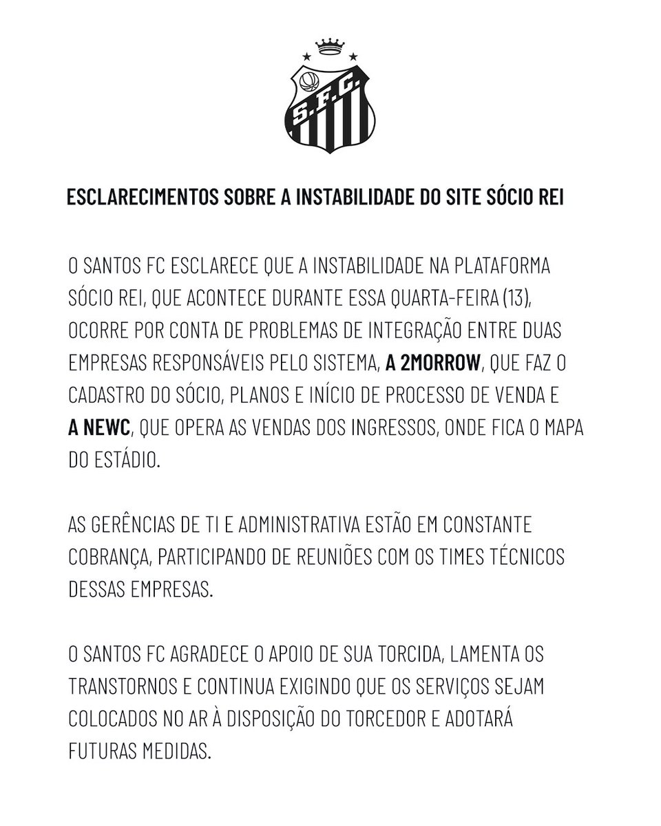 Santos FC tweet media