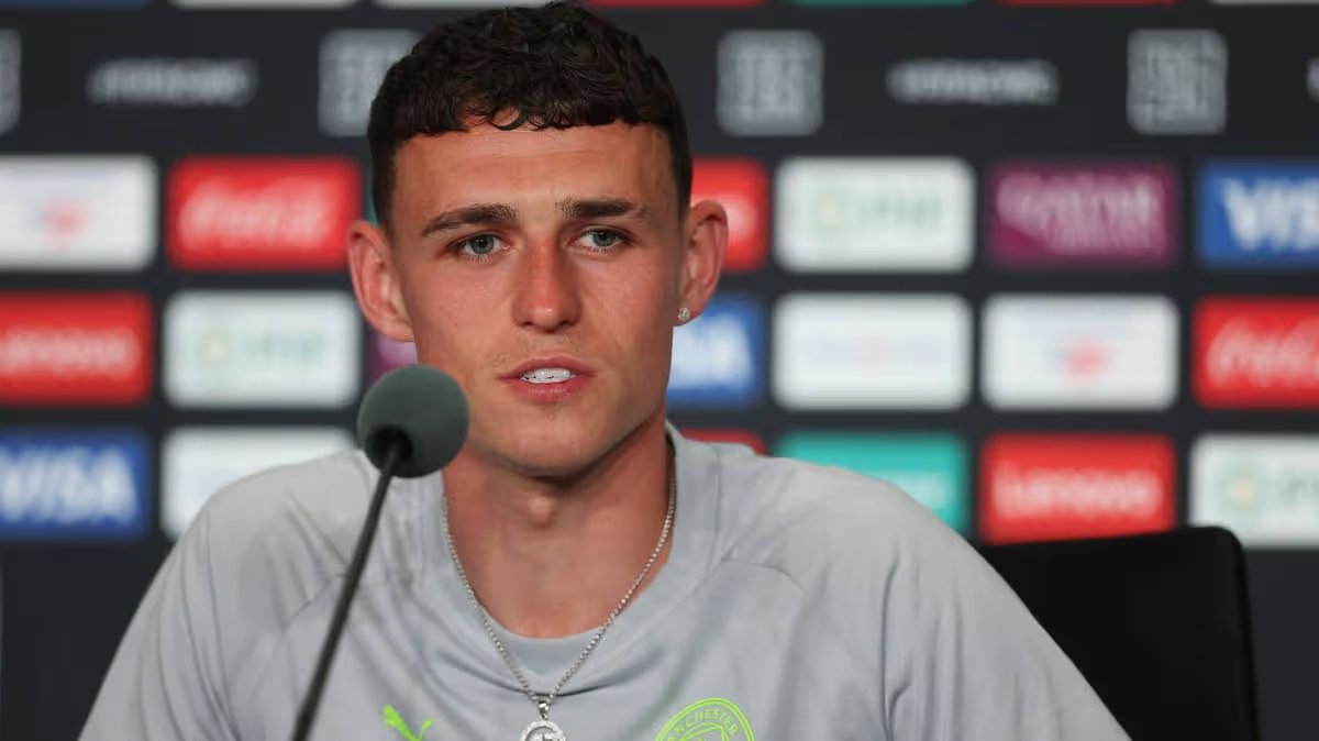 MehaleJack's tweet photo. 🚨🗣️ Phil Foden on his assist: "I checked (my shoulder) a few times before receiving the ball; I'd seen Ant make a good movement."

"It's one of them where sometimes it doesn't come off — but sometimes the risk is worth trying. And I'm very delighted it came off and we scored. https://t.co/S8Uc5PJTdt
