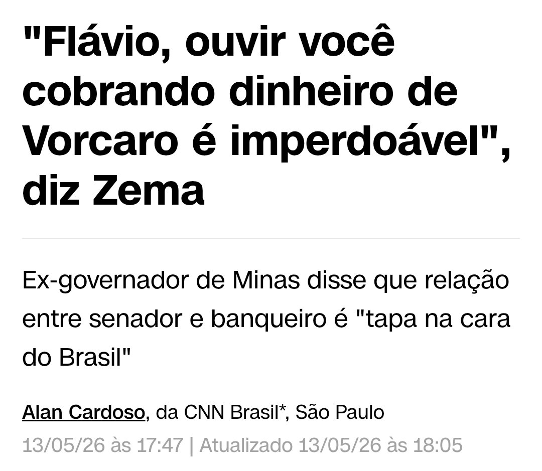 vlogdomarcone's tweet photo. Vou dizer só uma vez: NÃO CONFIE NO NOVO.

Esse é o mesmo sujeito que pede a Flávio para ser seu vice? 

Pra mim, Zema com essas palavras só quer aparecer, já que nas pesquisas da até pena... https://t.co/rbkIwReVqo