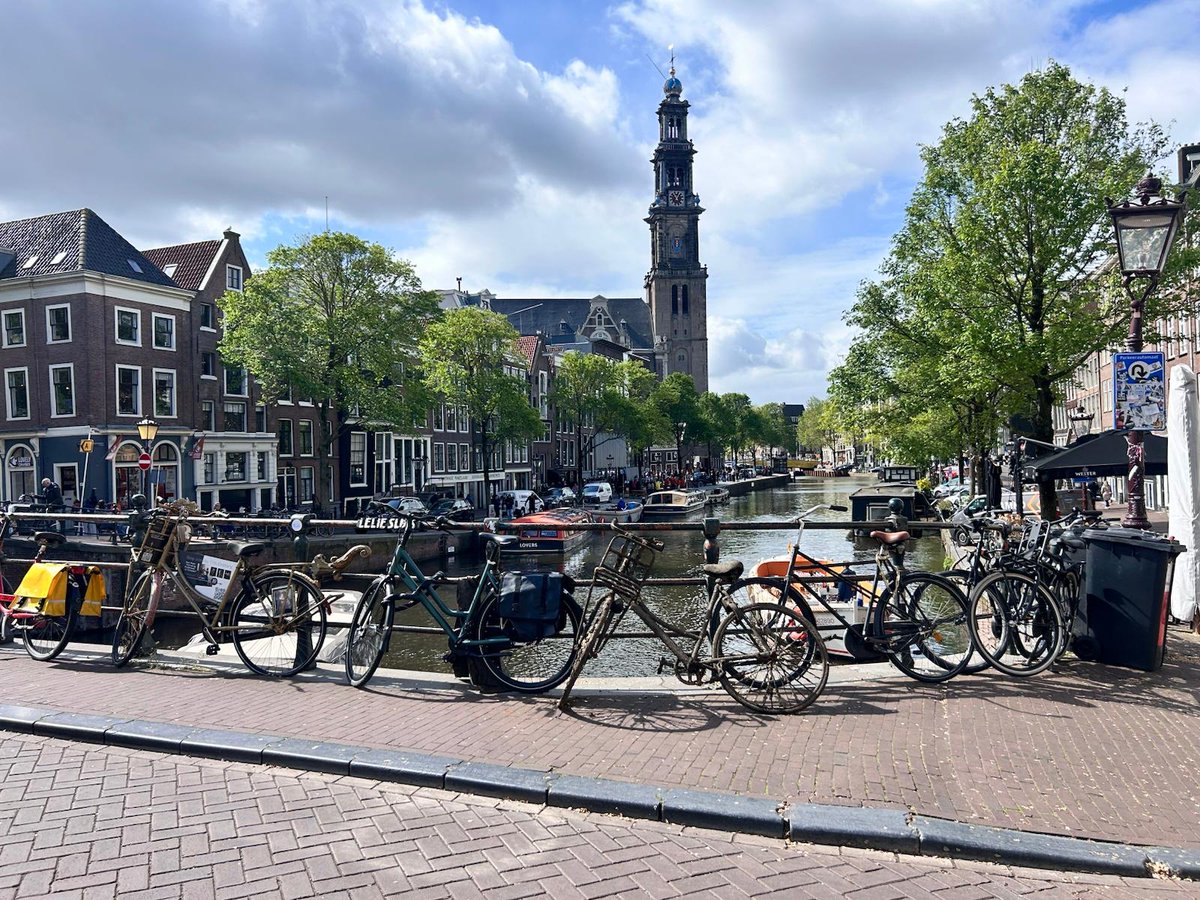 audgill's tweet photo. I ❤️ Amsterdam. So easy to get around on their brilliant tram system. Lots of museums visited, interspersed with some lovely food, plenty of socialising &amp; have even added a couple of things on our 'next time' list 🥰 https://t.co/i05AFJTKmY