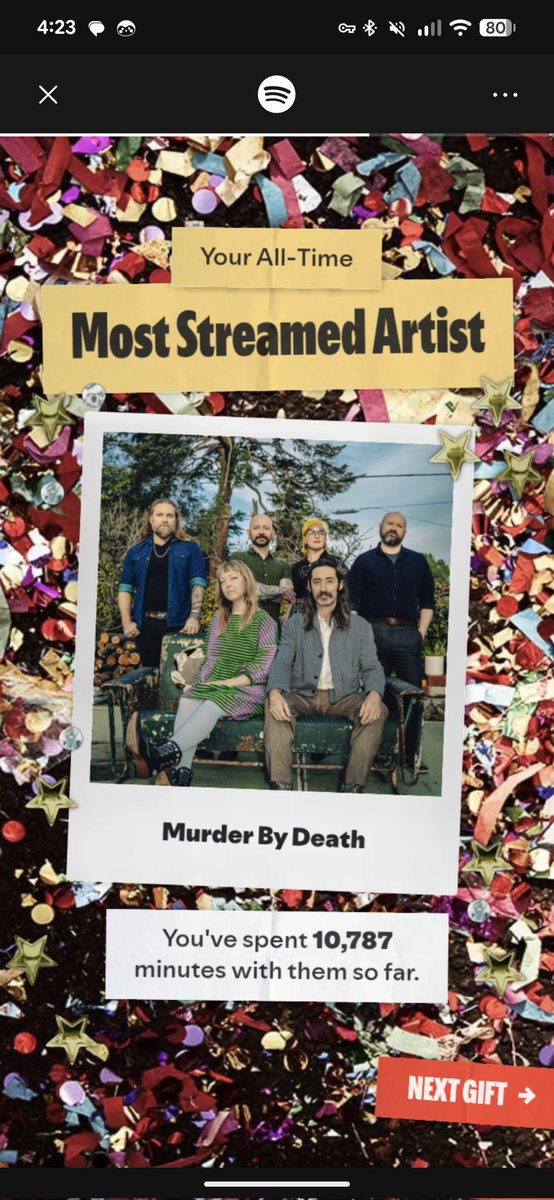 BUBraves2006's tweet photo. There really was never a doubt it'd be @murderbydeath ... https://t.co/ferD84NNpN