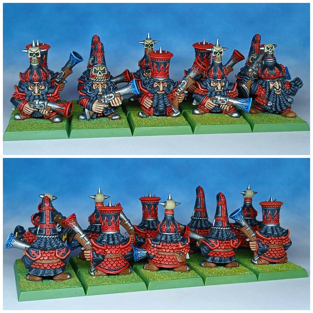 VEMTEX_'s tweet photo. Unit of Retro Blunderbuss Decimators

#miniaturepainting #warhammer https://t.co/IywurJ3jPc