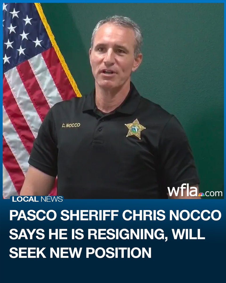 Looking forward to working with Sheriff Nocco in the @FLSenate