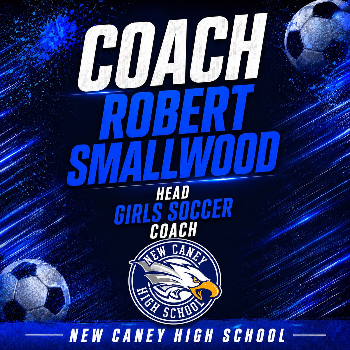 Coach_Smallwood's tweet photo. I want to take a moment to thank Tomball High School and the Tomball Boys Soccer program for an amazing past two years. I am incredibly grateful for the players, families, coaches, and staff who made my time here so meaningful. Tomball will always hold a special place in my heart, and I am proud of the growth, memories, and relationships built along the way.

With that said, I am excited to announce that I will be transitioning into my new role as the Head Girls Soccer Coach at New Caney High School. I am thankful for the opportunity to lead this program, build a strong culture, and help our student athletes grow on and off the field.

Thank you, Tomball. I will always be cheering for you. Now it is time for a new chapter at New Caney. Let’s go Eagles!🦅
