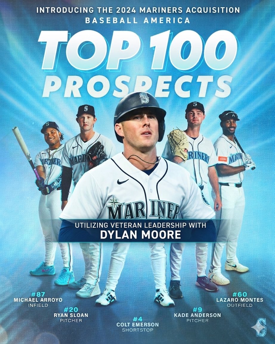 #1 DYLAN MOORE FAN🔴BRING HIM BACK TO THE MARINERS tweet media