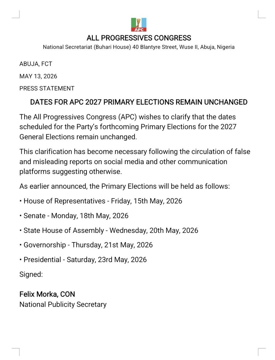 APC Nigeria tweet media