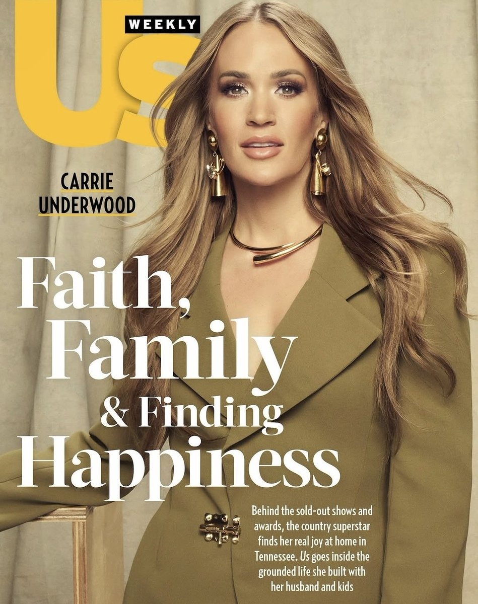 ACMC_Country's tweet photo. Look who is on the cover of @usweekly! @carrieunderwood https://t.co/MdZthJmexJ