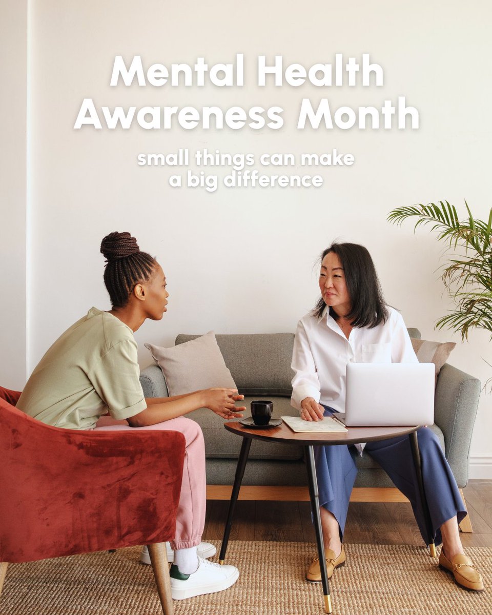 thirdspace_app's tweet photo. mental health awareness month reminder 🌿

☀️ go outside
👯 spend time with people
🌱 try something new
📵 take a break from scrolling

small moments of connection matter 💚

#MentalHealthAwarenessMonth #ThirdSpace #ThirdSpaceApp https://t.co/nlv8vEiBMa
