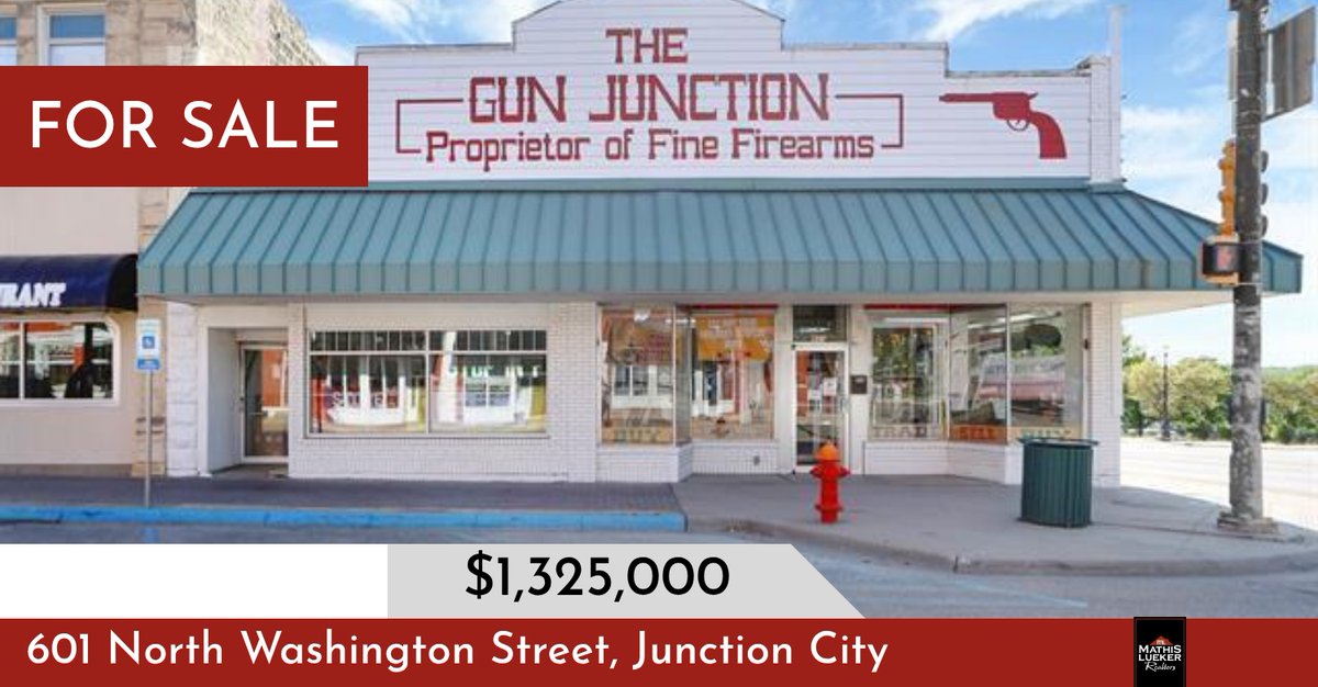 MathisLueker's tweet photo. Are you ready to own your own business in Junction City? If so, check out this listing! Give Trish a call at (785) 761-7653 for more information and to schedule a private showing!

Mathis Lueker REALTORS
785-762-3400
809 S... https://t.co/rI7HgIRTvU https://t.co/cqiihKMOoL