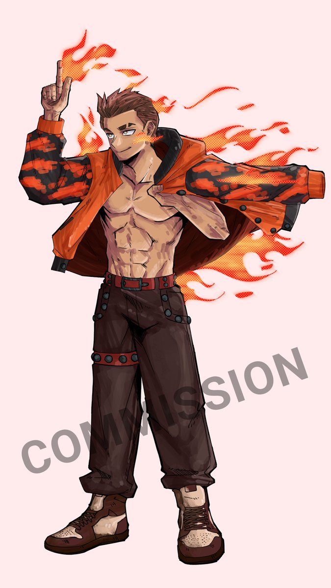 alextrellas's tweet photo. Commission finished for @TheBiggestMMA  in the art style of My Hero Academia 😸🔥 https://t.co/w2Cc4UBPmr