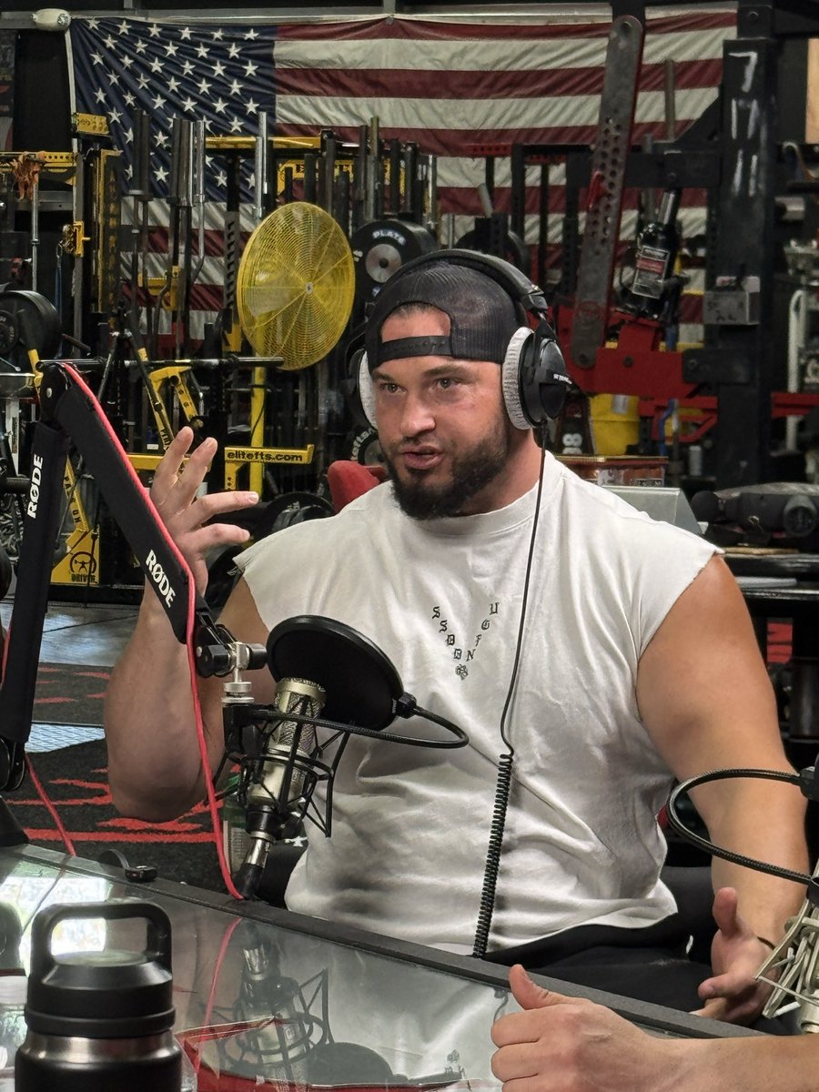 elitefts's tweet photo. 🚨 LIVE tomorrow May 14th! 🚨
On episode #415 of Dave Tate’s Table Talk Podcast, Dave sits down with Eric “Bull” Bugenhagen, Michael “Fang” Wardlow, and Jesse “Steel” Godderz.
The trio joins Dave to break down the brutal reality behind the 2026 revival of American Gladiators.
From competing through catastrophic injuries to surviving 30 days of isolation with 16 elite athletes, Bull, Fang, and Steel reveal what it really took to transform into modern-day gladiators.
Dave and the crew dive into backstage chaos, psychological warfare, explosive performance training, and why bodybuilding-style prep fails in a 30-foot vertical arena. They also discuss competing with a torn bicep, the diet strategies used to stay explosive, and the difference between looking powerful and being powerful.
Watch the full episode on the elitefts YouTube @eliteftsofficial
If you want to watch the newest episodes EARLY and ADD FREE Join MEMBERS ONLY: https://t.co/EOVEb1VKpI
