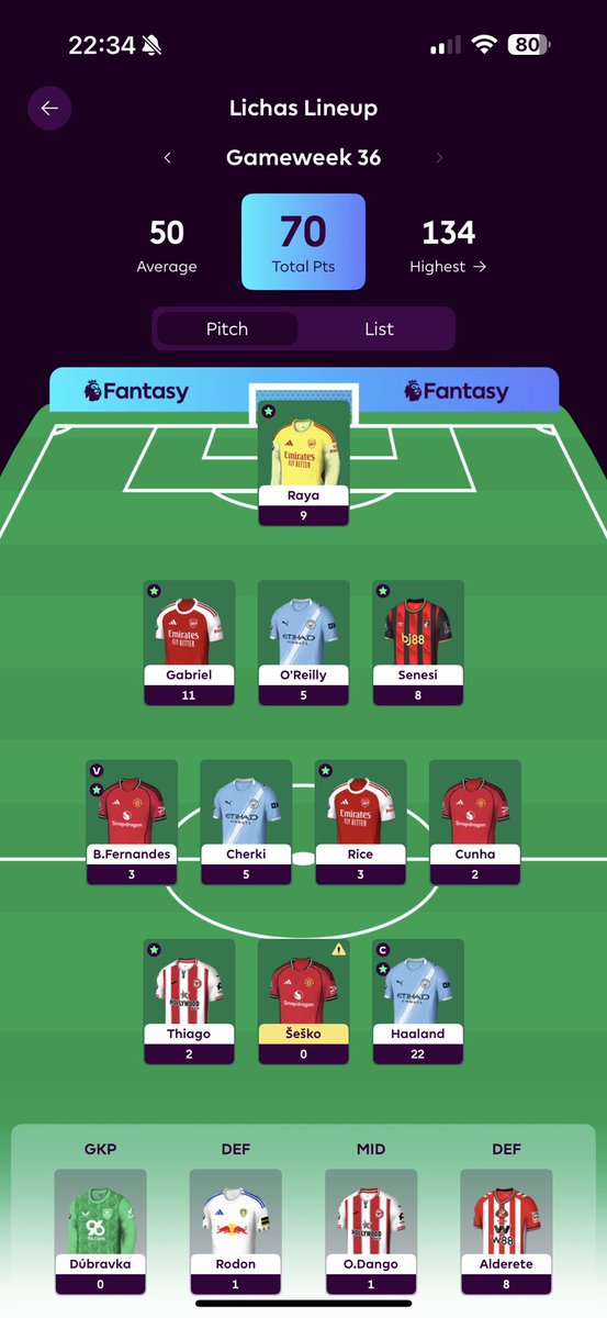 JohnathonBoyd2's tweet photo. @FPLRD_1 I got a red arrow Reece and it was going so well until Pep rotated. Was only 7 points off a green arrow bro. Overall my rank has gone up though to 2,217,801. We go again on the weekend https://t.co/8XxtzRbqzh