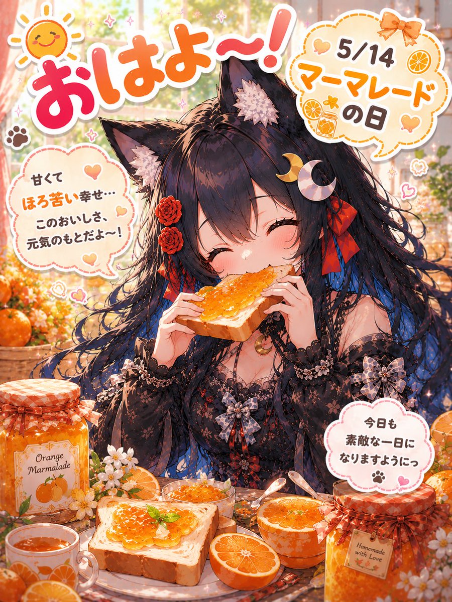 マーマレードは好きですか？ るふちっす☀️ おはようございます