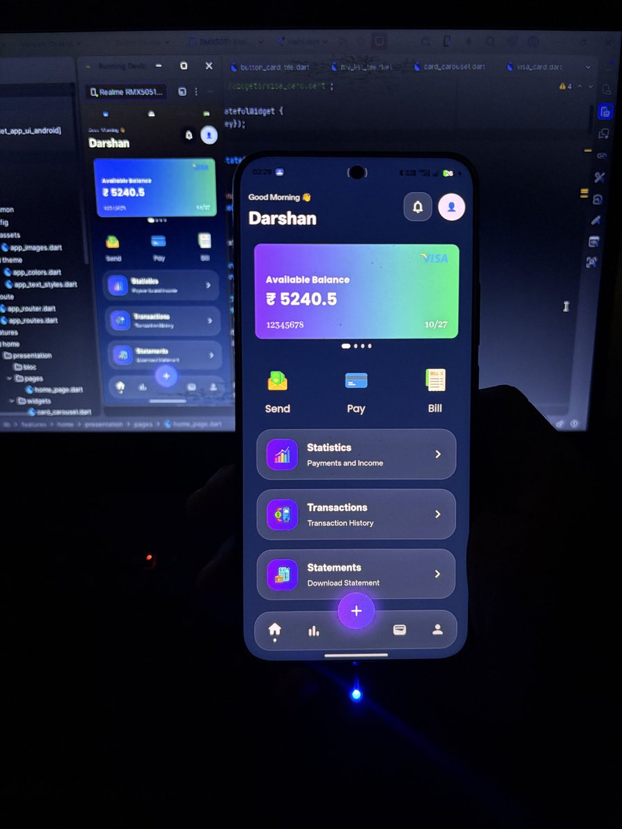 dpkk_s2003's tweet photo. Wallet application UI 📱🔥 
Open for suggestions 🙌 https://t.co/NFS4FhGKOd