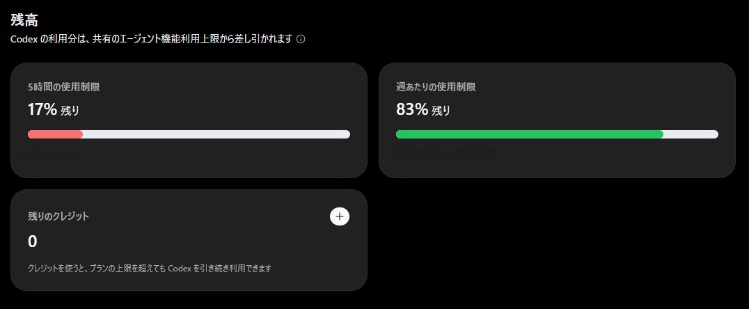 poptpp1's tweet photo. ちな一連のトークン消費はこんな感じです

条件
・別の場所であらかじめ要件定義・基本設計してcodexに投げる
・実機で動作を確認しながらcodexに小修正を依頼する（20回ぐらい）

内訳は体感で、ロジック3割、UI7割という感じです。
#Codex https://t.co/9BxCWWjQf3