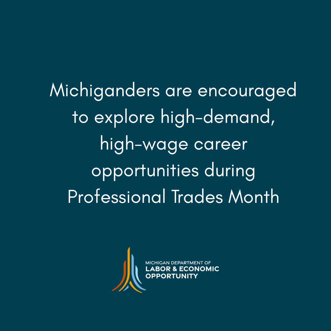 Michigan Dept. of Labor and Economic Opportunity tweet media