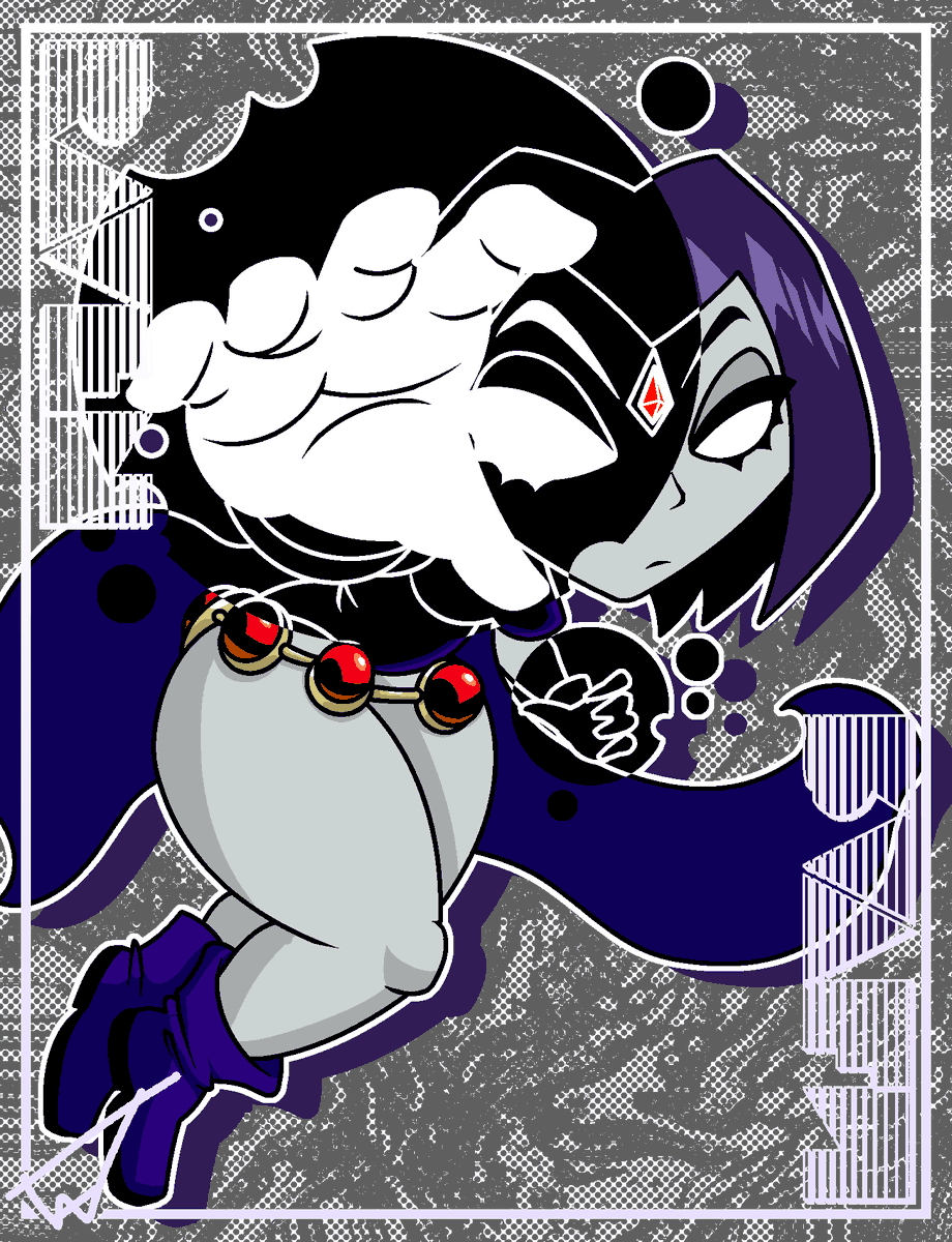 pet_qui's tweet photo. Raven 💜 😒

#TeenTitans #Raven #fanartㅤㅤㅤㅤ https://t.co/8FQdQwOYSj