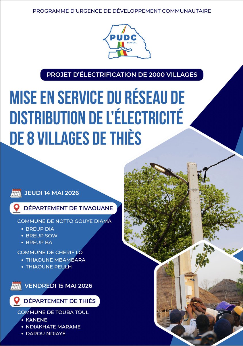 PUDC SÉNÉGAL tweet media