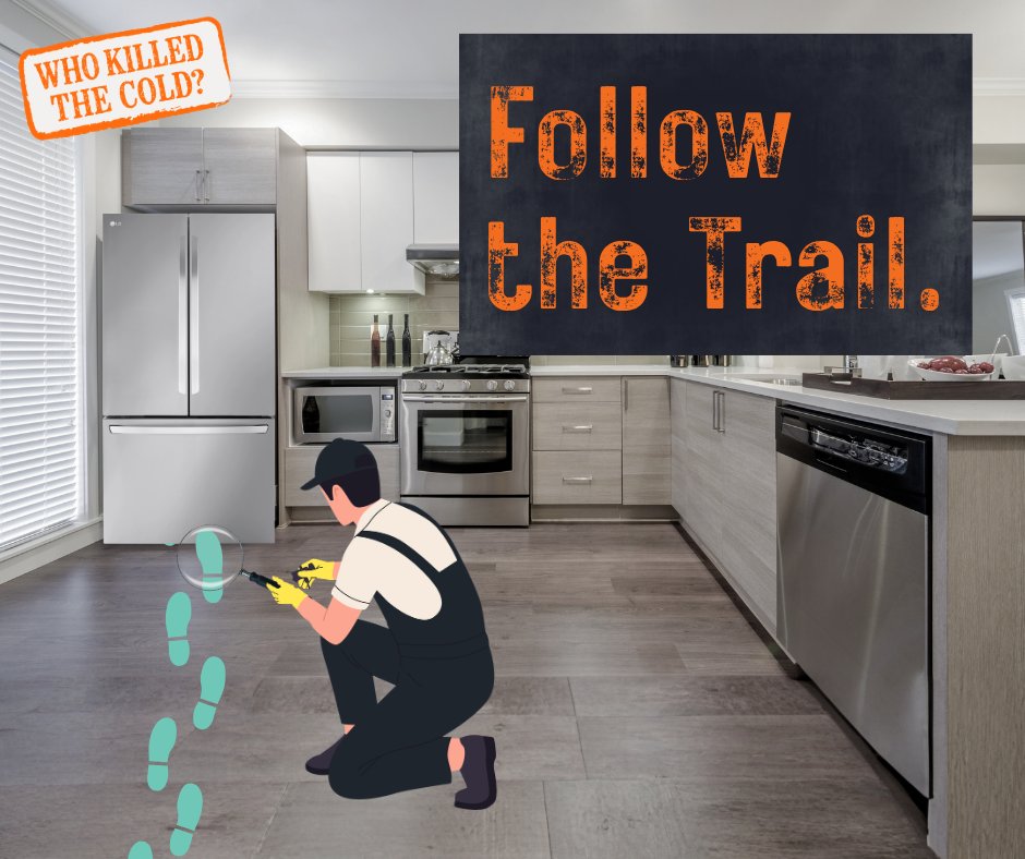 EncompassSP's tweet photo. In an investigation, a trail might go cold. Not this one.
It's up to you to figure out who killed the cold. Could be the icemaker, the compressor, the fan motor. Whatever the case, it's up to you to solve.

Shop refrigeration parts from https://t.co/9qZlrnYUbr https://t.co/bJy75atBBo