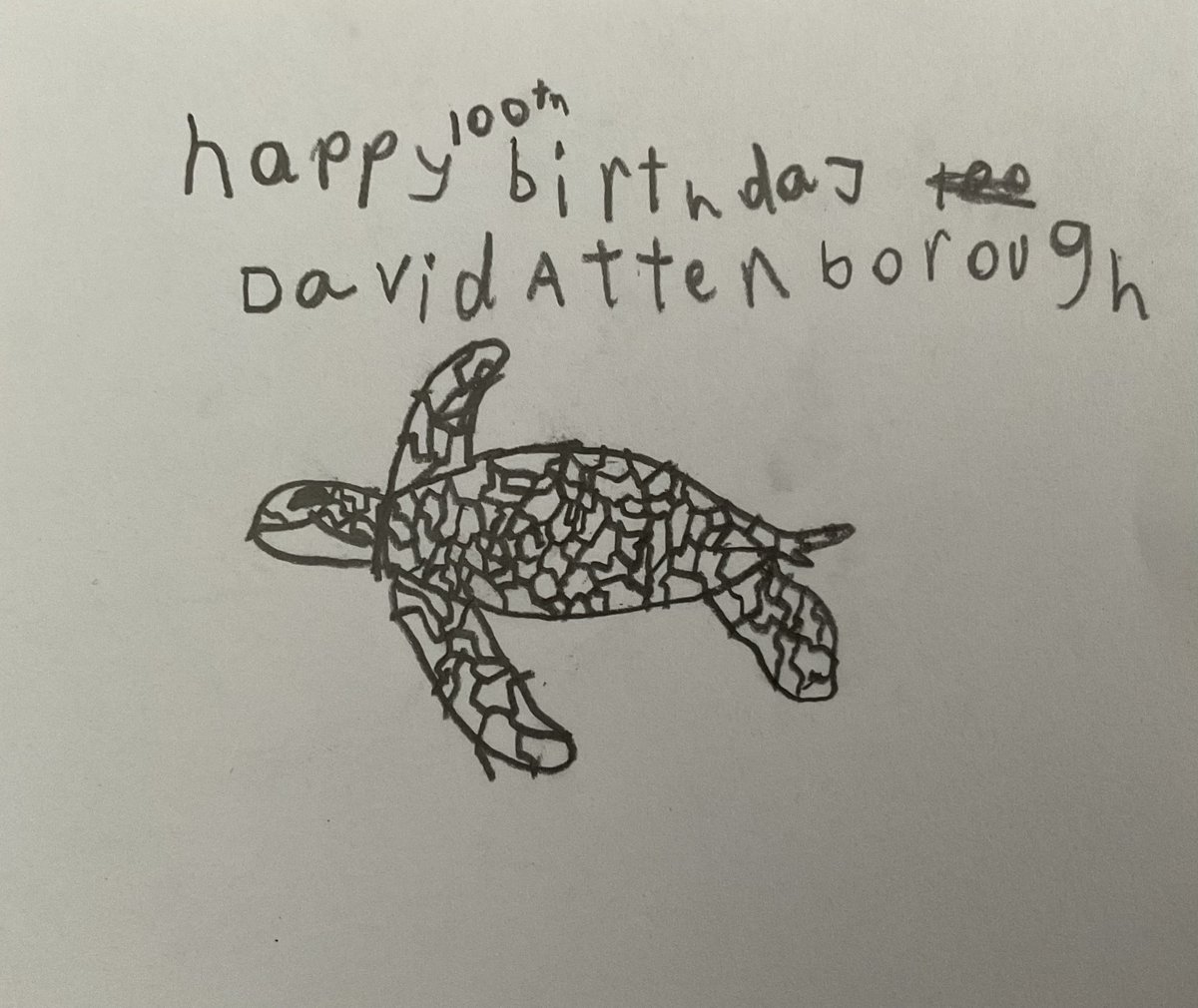 LAParnwell's tweet photo. 🎉 Celebrating 100 years of Sir David Attenborough! 🌍
Our children created drawings of their favourite animals, bringing them together to form a giant “100” 🐾💚 A wonderful tribute to a true inspiration to love and protect our planet.
#Attenborough100 #SirDavidAttenborough https://t.co/WfM050rLN1