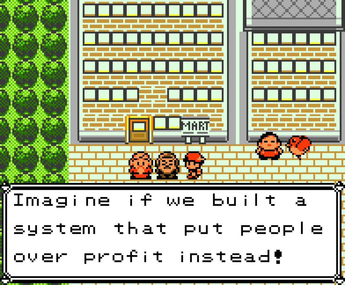Singlepayer4NJ's tweet photo. Nurse Joy doesn't make me pay at the Pokémon Center 🤔

#Medicareforall #UniversalHealthcare #SinglePayer https://t.co/UwqRD703Ho