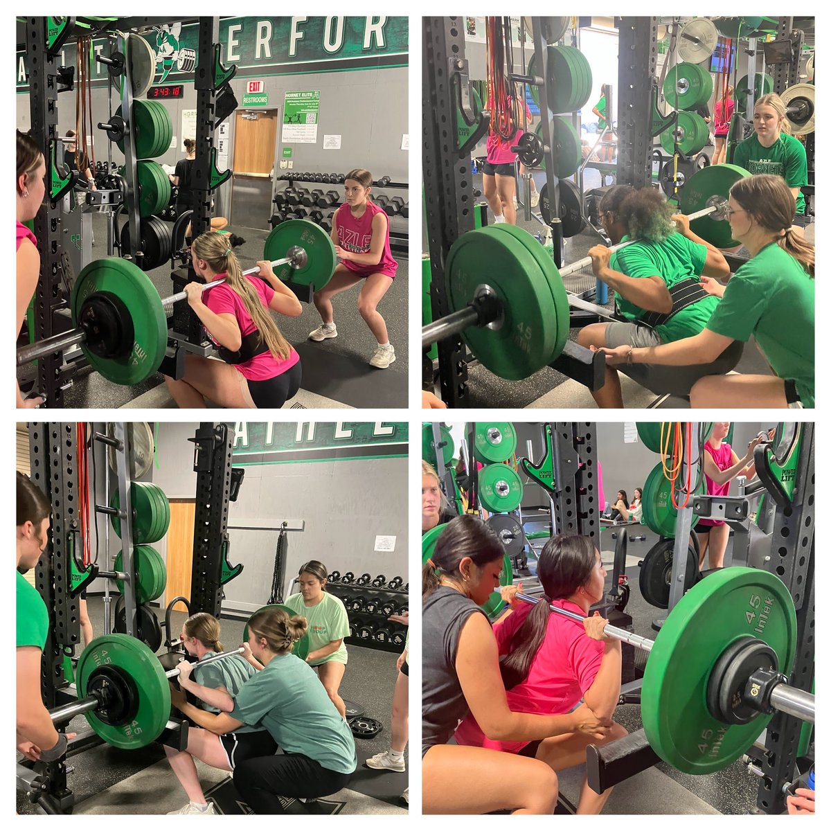AzleStrength's tweet photo. Big day in the weightroom for Lady Hornet Athletics!
@AzleVolleyball 
@LadyHornetSB 
@AzleGirlsBB 
@AzleSoccer 
@azleathletics https://t.co/zuCcb67uNl