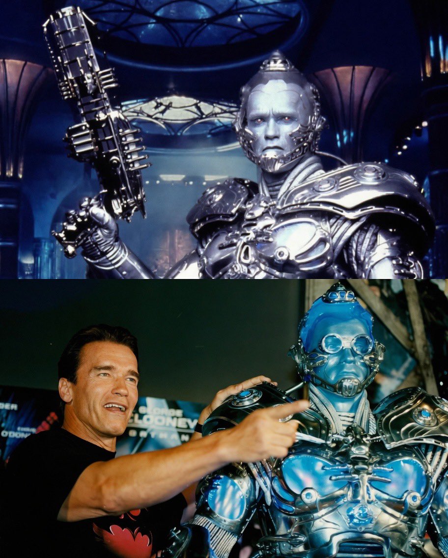 KingTargaryenn's tweet photo. Este tiene que ser uno de los datos más random y locos de todo Hollywood. 

Resulta que Arnold Schwarzenegger lleva casi 30 años pagando un solo dólar al año a Warner Bros por el traje de Mr. Freeze. Sí, el de la película de Batman y Robin de 1997.

Fabricar esa armadura costó cerca de un millón de dólares porque lleva un sistema de luces complejo que dura miles de horas. Por lo visto, a Arnold le encanta encenderlo en su oficina para vacilar con las visitas.

Para poder llevárselo a casa de forma legal, firmó un contrato de alquiler simbólico por esa cantidad ridícula. El estudio sigue siendo el dueño y el pacto dice que, cuando el actor fallezca, la armadura tiene que volver a los almacenes de Warner. 

Al final el tipo se llevó 25 millones de dólares por seis semanas de rodaje y encima tiene la decoración más exclusiva del mundo en su salón por el precio de un café. Un auténtico Terminator de los negocios. 

¿Y vosotros conocéis a algún otro actor o actriz que se haya llevado un recuerdo así de loco de un rodaje?