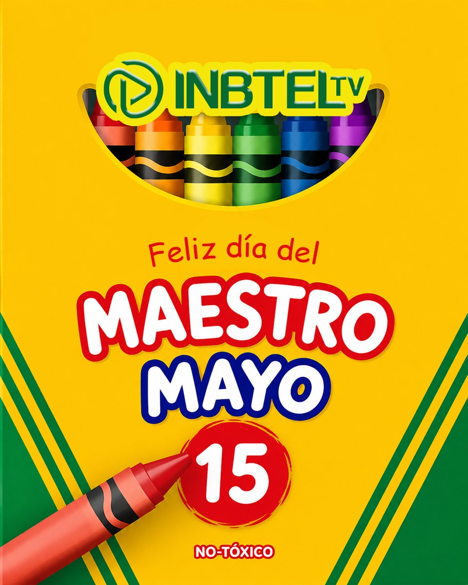InbtelTv's tweet photo. Hoy reconocemos a quienes con paciencia, dedicación y pasión dejan huella en cada generación. 🍎✨

Gracias a todos los maestros y maestras por compartir conocimiento, inspirar sueños y formar el futuro con cada enseñanza. 

¡Feliz Día del Maestro! 💙

#DíaDelMaestro #INBTELTV https://t.co/uPDyuYKtth