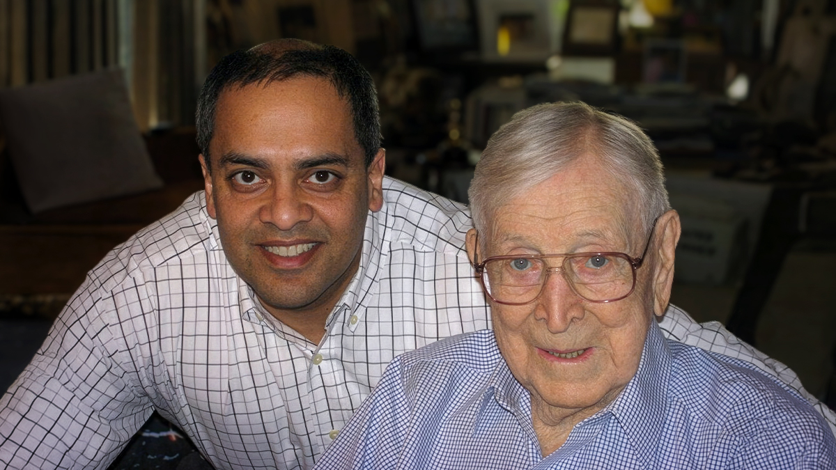 PurdueAlumni's tweet photo. For Rue Patel (T’88), the highlight of his career wasn’t 30 successful years at General Mills. It was helping coach John Wooden (HHS’32, HDR HHS’75) with his leadership academy. Discover how Wooden influenced Patel at https://t.co/gGjTIikIIV. https://t.co/bO91MwMWqa