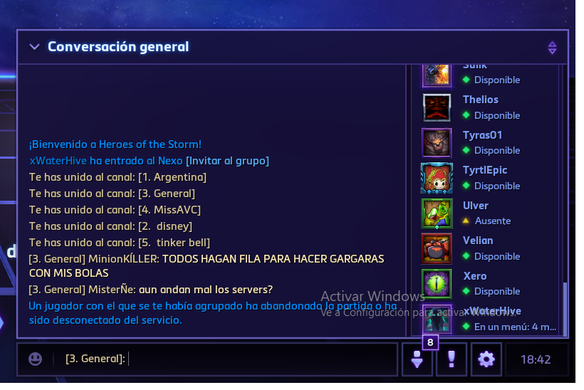 JONATAN33A's tweet photo. @BlizzardCS_ES BUENAS TARDES SI LES MANDO ESTO A USTEDES ES PORQUE NO TENGO GANAS DE ESPERAT A QUE EL SUPORTE ME RESPONDA YA QUE SEGURO NI LO HARA EL TEMA ES.

 QUE PASA CON LOS CERVIDORES ?? YA VAN 10 VECES QUE ENCUENTRA PARTIDA Y NO SALEN QUE PASA ?' https://t.co/aNQtcakxHw