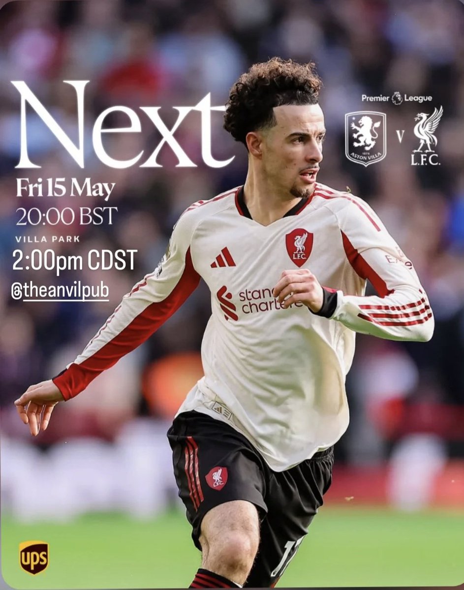 lfcbhm's tweet photo. We start our weekend early this penultimate week with a Friday trip to Villa Park. 

The match kicks off at 2pm. Your Birmingham Reds will be watching at @AnvilPub https://t.co/ffEeJNEhtm