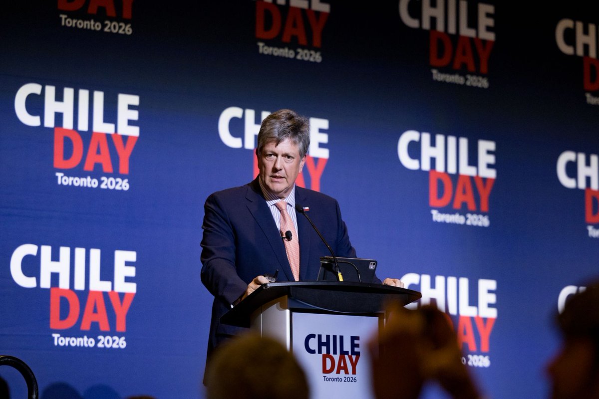 nbalmacedaj's tweet photo. Canadá es el principal inversionista extranjero en infraestructura en Chile. Por eso, representar al @mop_chile en el #ChileDay de Toronto fue una gran oportunidad para fortalecer vínculos y mostrar el potencial de nuestro país. Ese es el compromiso del Pdte. @joseantoniokast https://t.co/GO5ISJuM4J