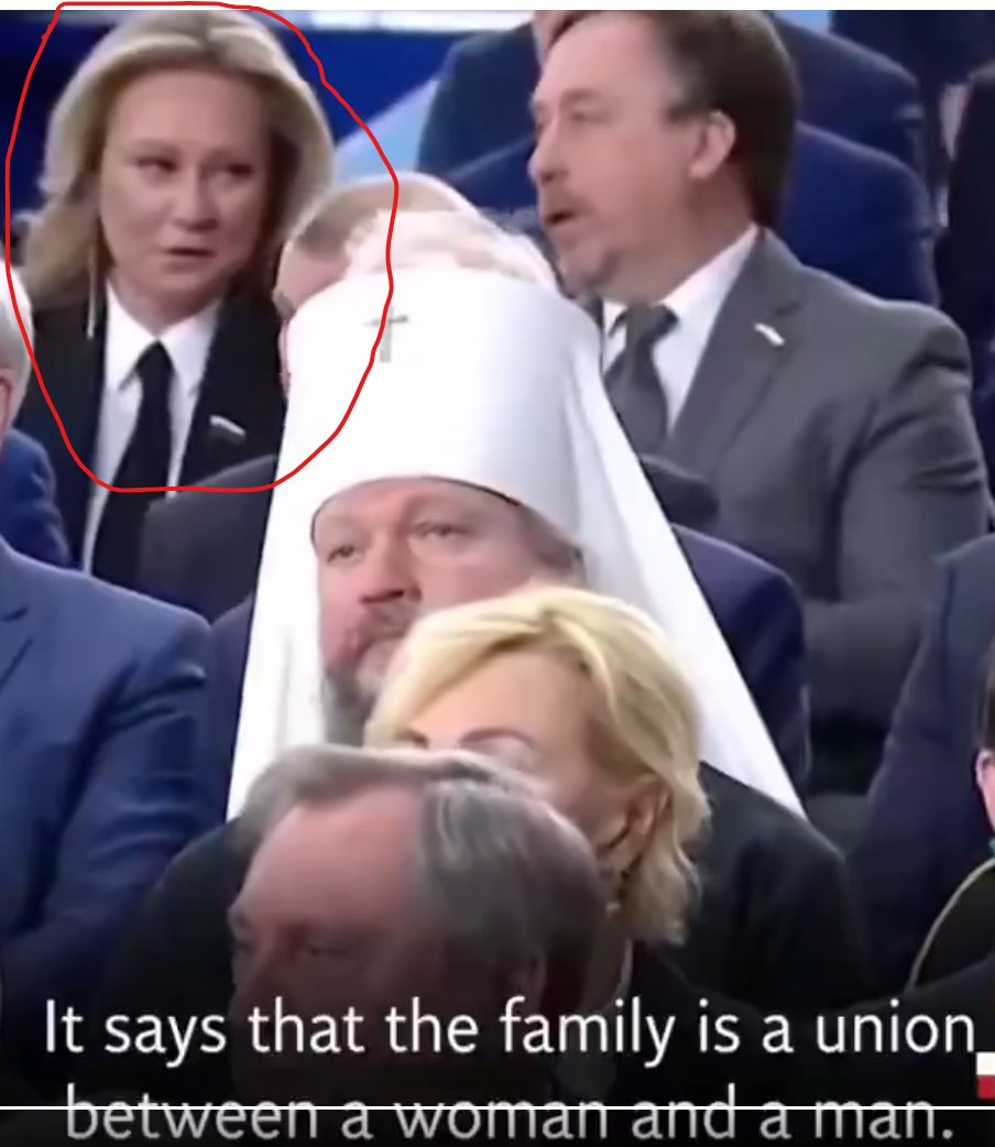 protocubic's tweet photo. It would seem the lesbian wearing a man's suit disagrees. LOL 😆 https://t.co/y0bR1wEkGF