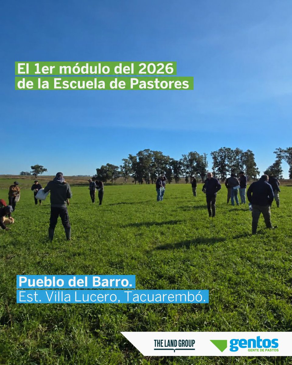 GentosUy's tweet photo. Les compartimos algunas fotos de nuestro 1er módulo del 2026 de la Escuela de Pastores en 📍Pueblo del Barro. Est. Villa Lucero, Tacuarembó.

Gracias a todos los que nos acompañaron, fue una excelente jornada!

Nos vemos en agosto 👋🏼 https://t.co/1HSMqu2YMN