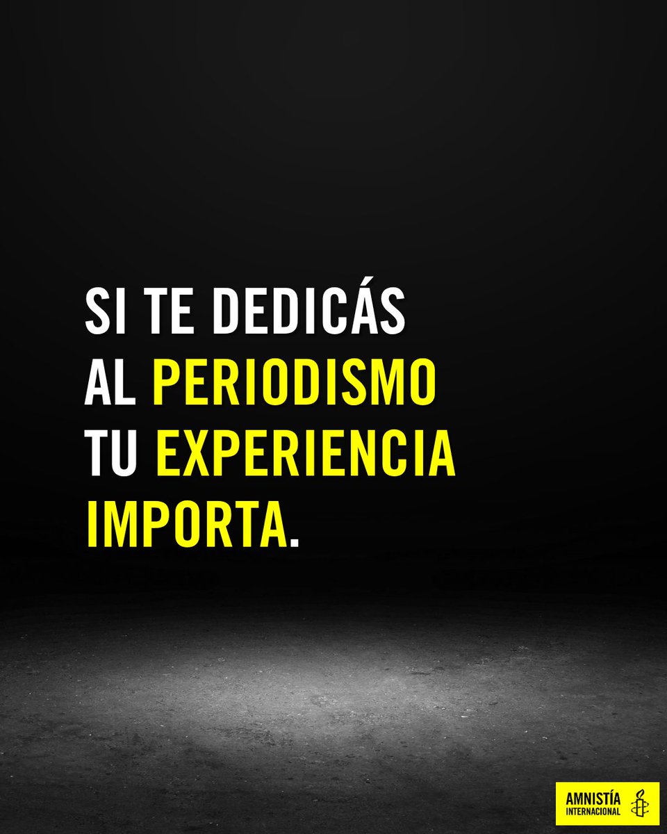 NanuKoz's tweet photo. 📢Encuesta para periodistas en Argentina 
@amnistiaar lanzó una encuesta anónima para relevar las condiciones en las que se ejerce el #periodismo en la Argentina y los factores que lo ponen en riesgo. 
🗣️ Si sos periodista, tu experiencia es fundamental
https://t.co/0BS71x2Mp0 https://t.co/axIB9P7Vfg