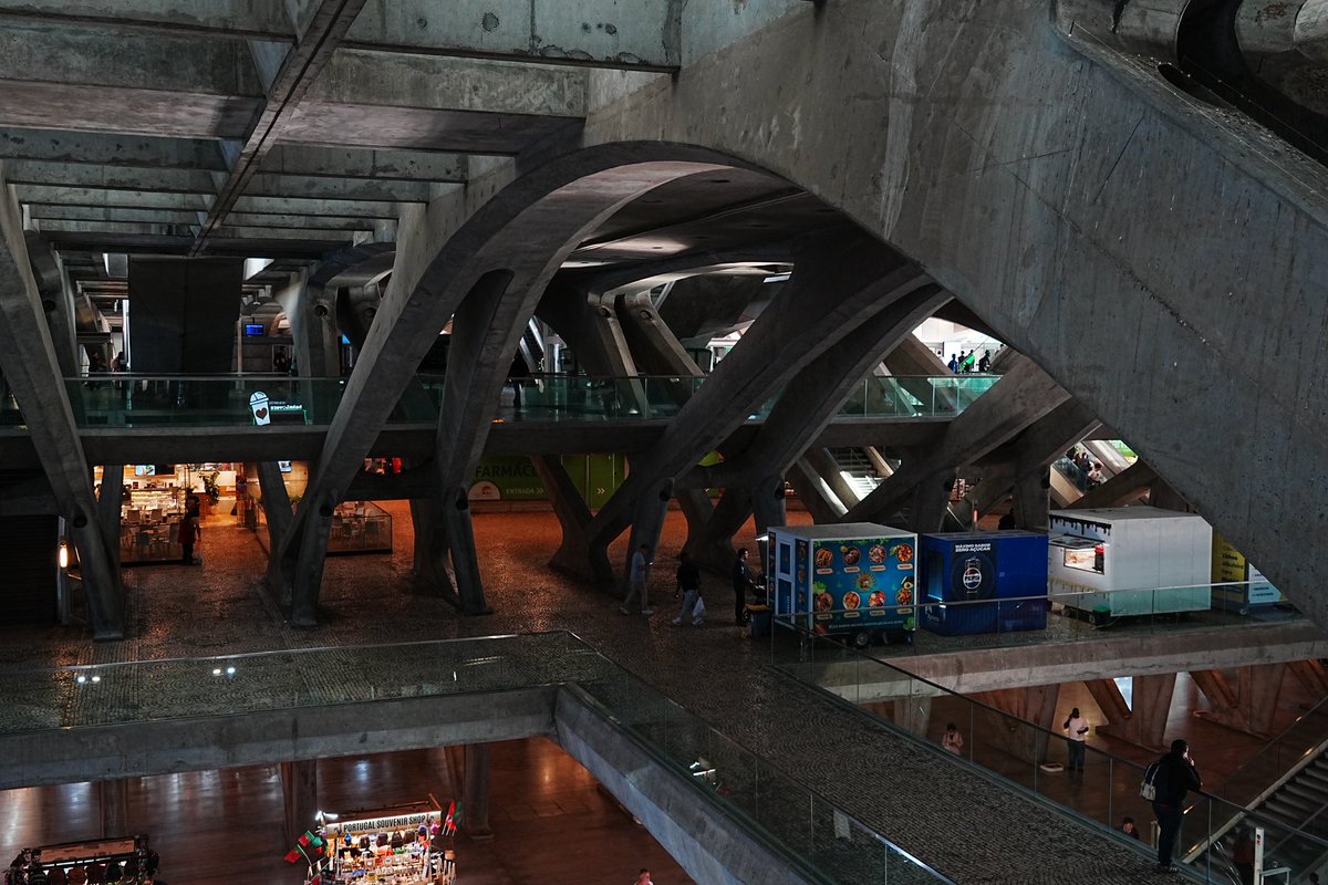 tensorcore's tweet photo. Lisbon Oriente Station. My brain refuses to accept this is actually real. Couldn't stop taking photos. https://t.co/dM28fFlkpy