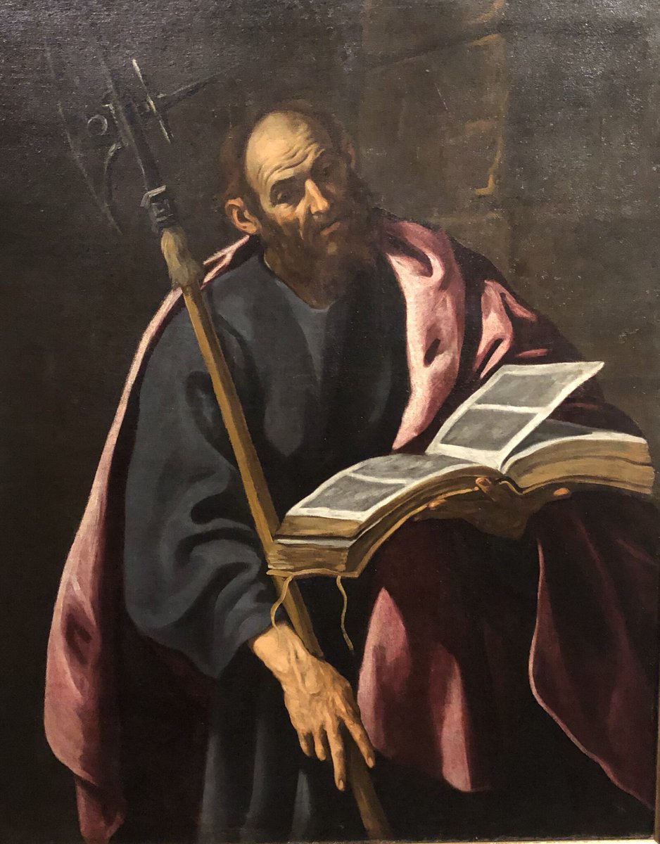 vircenturione's tweet photo. San Matías el apóstol póstumo elegido para sustituir a Judas.

San Matías, Luis Tristán.
Museo del Greco, Toledo https://t.co/aonUYqWCS8