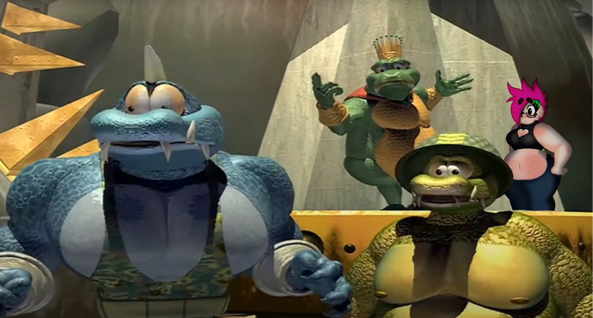 FoSkittles's tweet photo. Who's the human beside Krool-
#KingKRool #Selfship #Krusha #Klump #DonkeyKong https://t.co/iOaZNi3ynZ