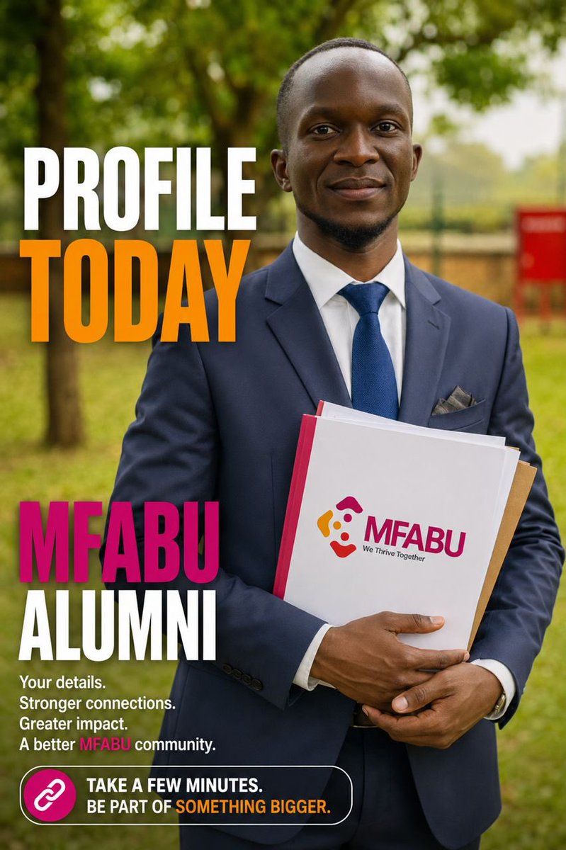 MCFAlumniUg's tweet photo. MFABU Alumni Profiling Exercise

Dear MFABU Alumni,

We kindly invite you to take a few minutes to complete your profiling details. 

https://t.co/4xubRs5C0N

#MFABU #AlumniNetwork #StayConnected https://t.co/bxRNHiGKAP